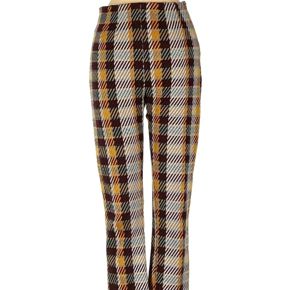 FP Plaid Straight-Leg Trousers - Picture 3 of 12